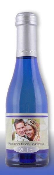 Piccolo Secco Blauglasflasche 0,2 l 